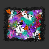 halloween ghost and turquoise glitter background | Teevron