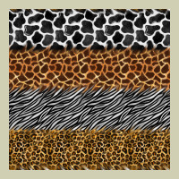 Safari Animals Seamless Pattern Heavy Core Tee | Teevron