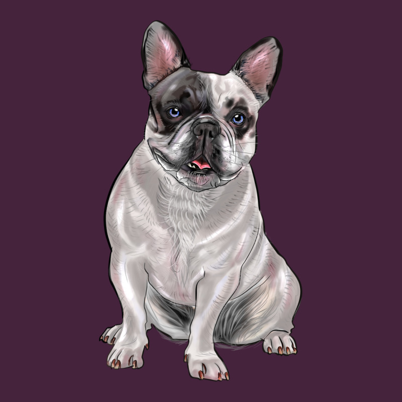 White Black French Bulldog Premium Tee by LillyAllenDesigns | Teevron