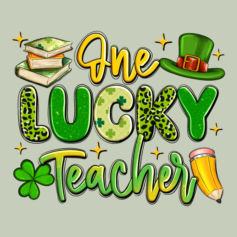 One Lucky Teacher Ladies Tee by Artiststas | Teevron