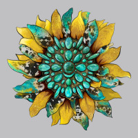 Sunflower With Gemstone And Cowhide Long Sleeve Tee | Teevron