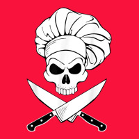 Chef Skull And Crossbones Knives Halloween Classic Tee | Teevron