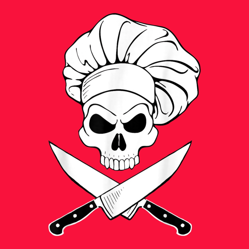 Chef Skull And Crossbones Knives Halloween Classic Tee by linhVisuals | Teevron