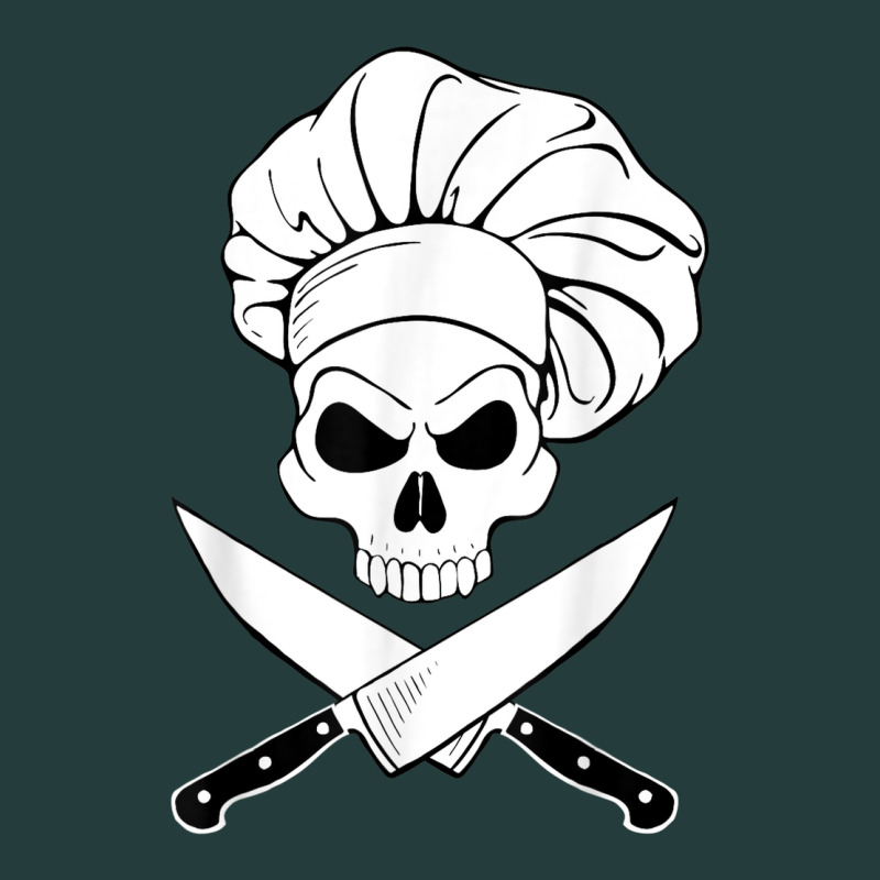 Chef Skull And Crossbones Knives Halloween Classic Tee by linhVisuals | Teevron