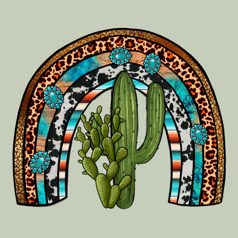 Revize Cactus Gemstone Rainbow Long Sleeve Tee by Artiststas | Teevron