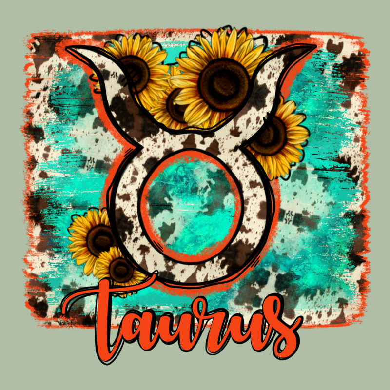 Taurus Turquoise Cowhide Urban Heavy Tee by RanaPortraitStore | Teevron