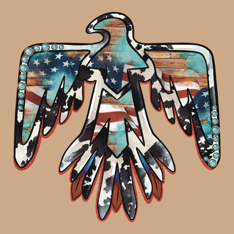 American Flag Thunderbird Vintage Hoodie by BarkalooDesign | Teevron