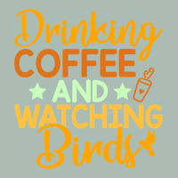 Drinking Coffee Watching Birds Funny Classic Tee | Teevron