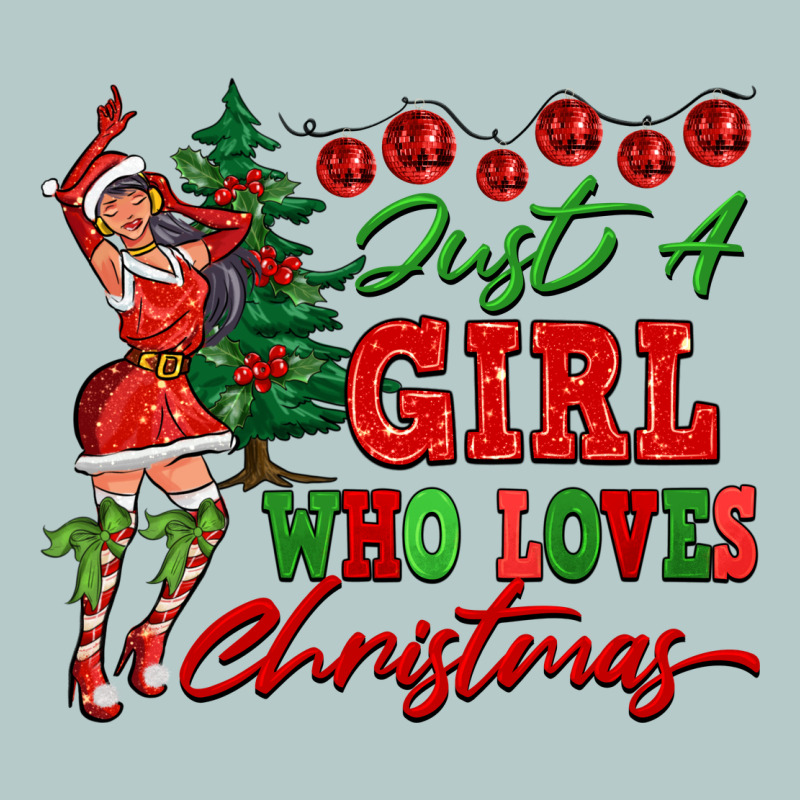 Just A Girl Who Loves Christmas Heavy Core Tee by FaDigitalArtStudio | Teevron