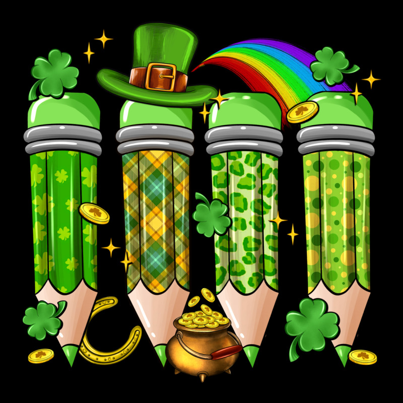 St. Patrick's Day Teacher Pencils Ladies Tee by Artiststas | Teevron