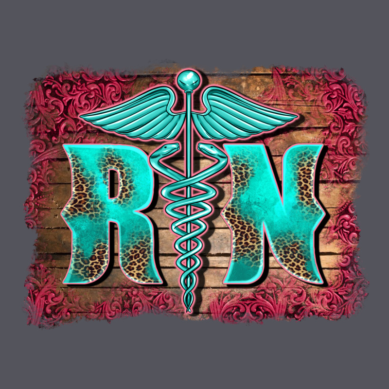 Registered Medical Symbol Nurse Background Vintage Hoodie by BarkalooDesign | Teevron