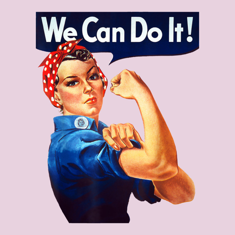 Rosie The Riveter Poster We Can Do It Feminist Retro Classic Tee by linhVisuals | Teevron