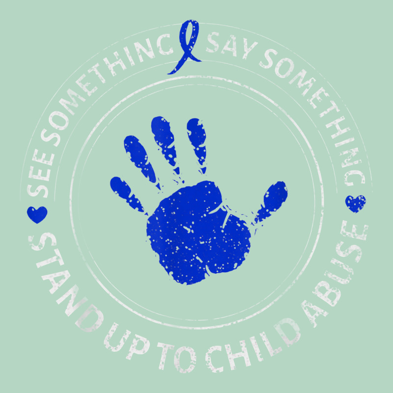 See Something Say Something Child Abuse Awareness Ribbon Classic Tee by linhVisuals | Teevron