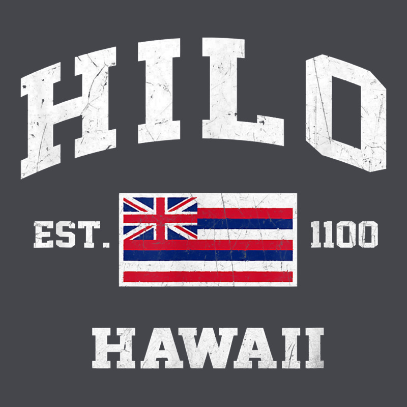 Hilo Hawaii Hi Vintage State Athletic Style T Shirt Classic Tee by linhVisuals | Teevron