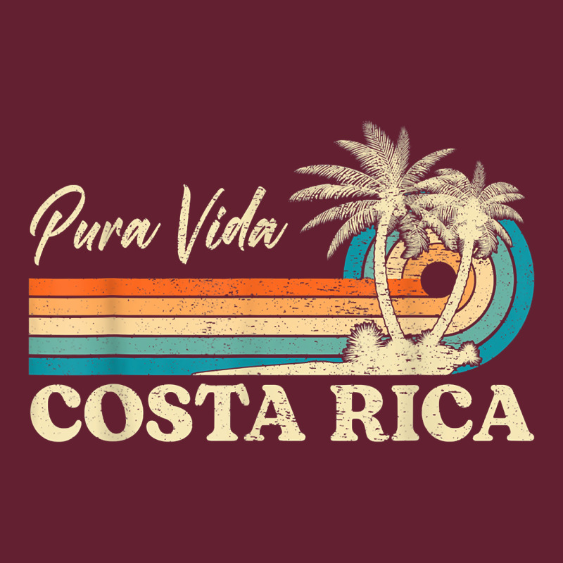 Costa Rica Retro Beach Vacation Costa Rica Souvenir Beach T Shirt Classic Tee by linhVisuals | Teevron