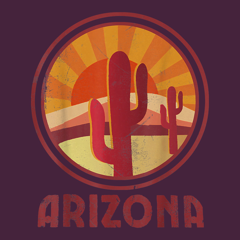 Arizona Cactus Sunset Scene Graphic T Shirt Classic Tee by linhVisuals | Teevron