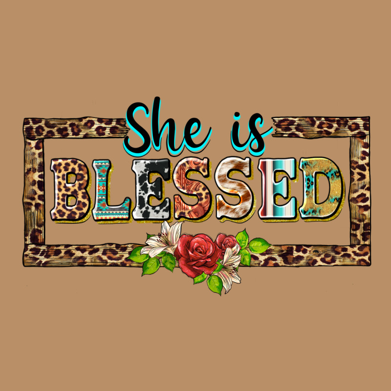 She Is Blesssed Floral Vintage Hoodie by BarkalooDesign | Teevron
