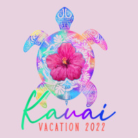 Kauai Hawaii Vacation 2022 Sea Turtle Flower Tropical T Shirt Classic Tee | Teevron