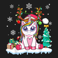 Cute Unicorn Christmas Shirt Kid Girls Women Deer Santa Xmas 1 Classic Tee | Teevron
