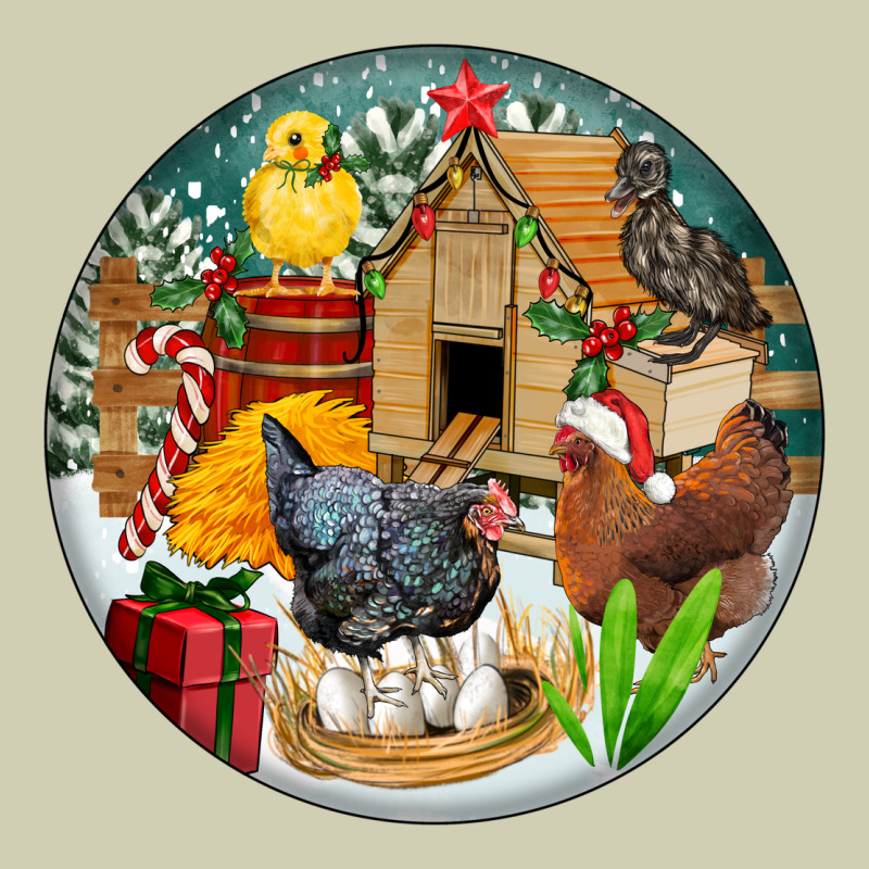 Christmas Coop Ornament Heavy Core Tee by FaDigitalArtStudio | Teevron
