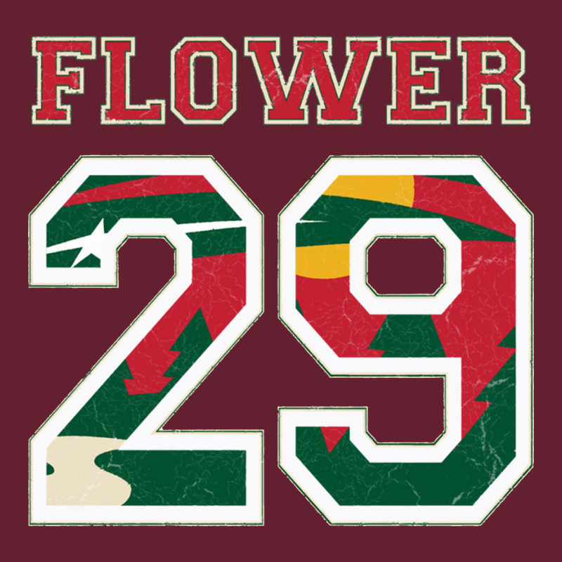 Flower 29 Wild Goalie Fleury Minnesota Pro Ice Hockey Design Classic Tee by linhVisuals | Teevron