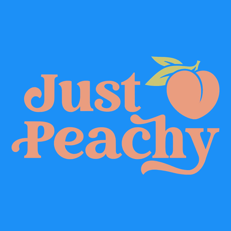 Just Peachy Retro 70s Georgia Peaches Summer Fruit Classic Tee by linhVisuals | Teevron