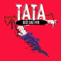 Mens Tata Croatian Father Croatia Bester Papa Father's Day Classic Tee | Teevron
