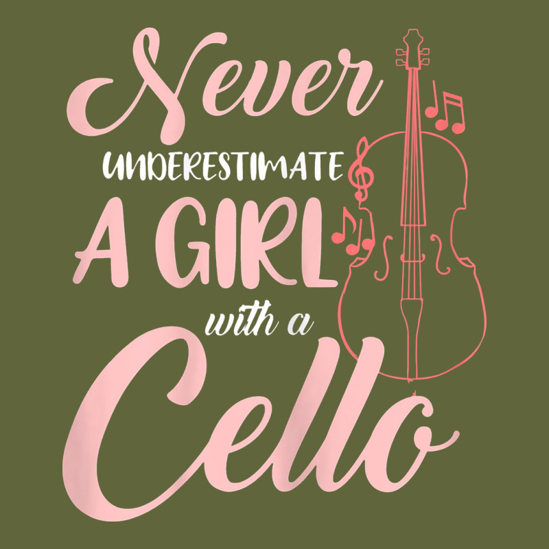 Never Underestimate A Girl With A Cello Classic Tee by linhVisuals | Teevron