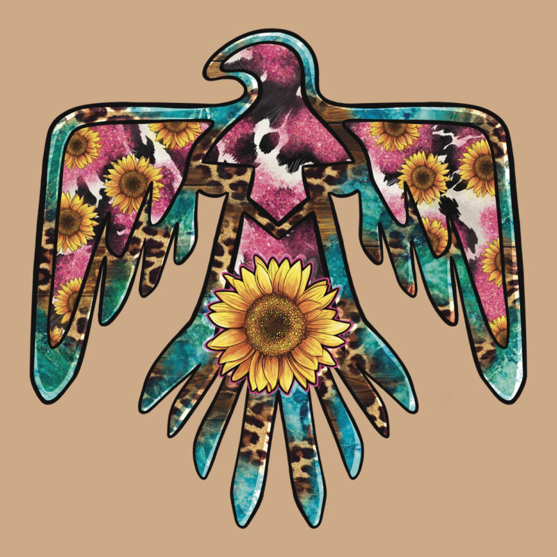 Pinky Western Sunflower Thunderbird Vintage Hoodie by BarkalooDesign | Teevron