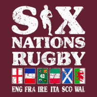 Rugby 6 Nations England France Ireland Italy Scotland Wales T Shirt Classic Tee | Teevron