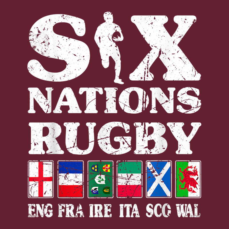 Rugby 6 Nations England France Ireland Italy Scotland Wales T Shirt Classic Tee by linhVisuals | Teevron