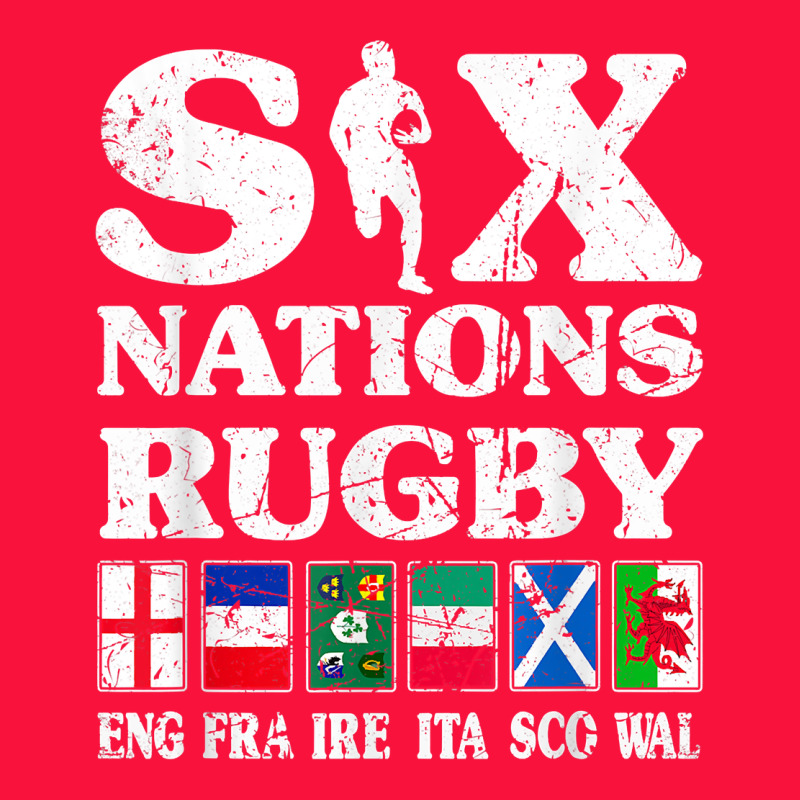 Rugby 6 Nations England France Ireland Italy Scotland Wales T Shirt Classic Tee by linhVisuals | Teevron