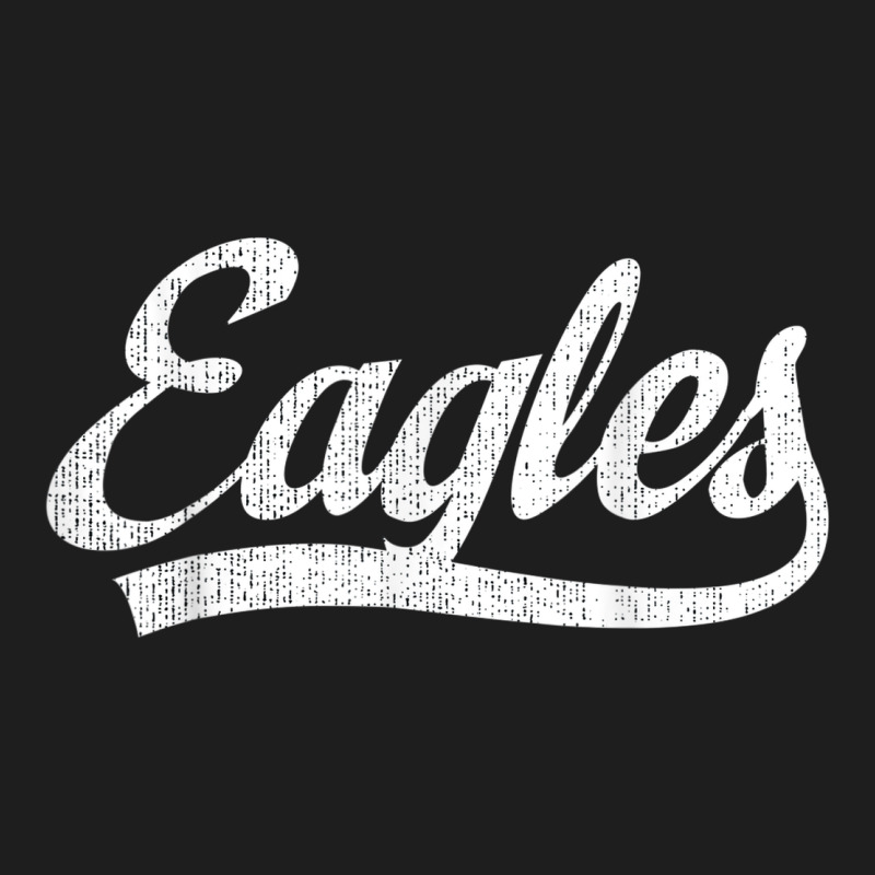 Eagles School Sports Fan Team Spirit Mascot Gift Classic Tee by linhVisuals | Teevron