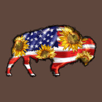Bison Amerıcan Flag Classic Tee | Teevron