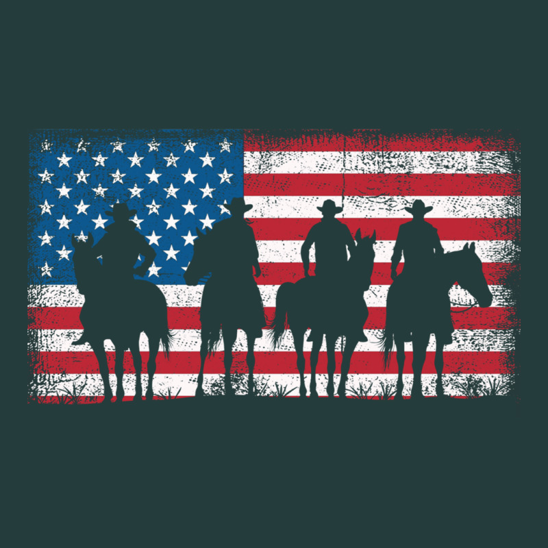 Cowboy Patriotic American Flag 4th Of July Gift Tee Classic Tee by linhVisuals | Teevron