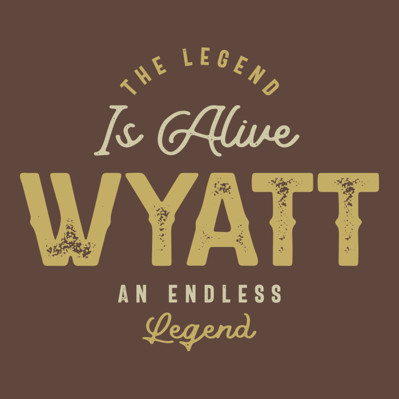 The Legend Wyatt Funny Personalized Name Classic Tee by linhVisuals | Teevron