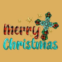 Merry Christmas Turquoise Gemstones Cross Premium Hoodie | Teevron
