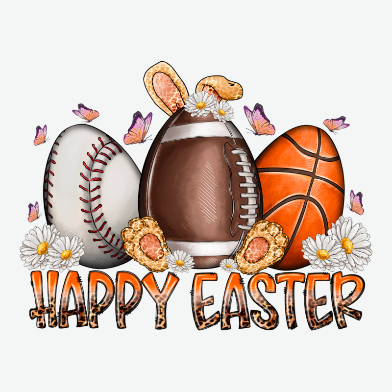 Happy Easter Day Eggs Urban Heavy Tee by RacoonDesign | Teevron