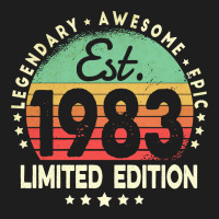 Est. 1983 Vintage 1983 Limited Edition 39th Birthday Retro Pullover Ho Classic Tee | Teevron