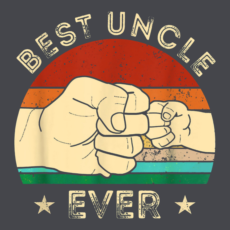Vintage Best Uncle Ever Fist Bump Funny Uncle Fathers Day Classic Tee by linhVisuals | Teevron