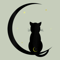 Womens Double Moon Cat Classic Tee | Teevron