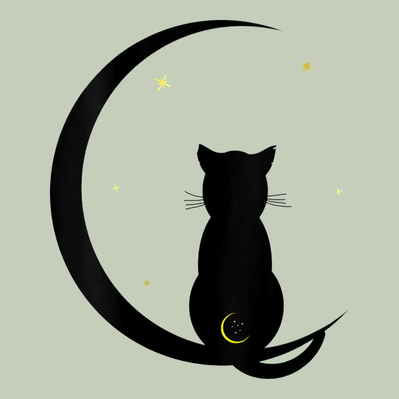 Womens Double Moon Cat Classic Tee by linhVisuals | Teevron