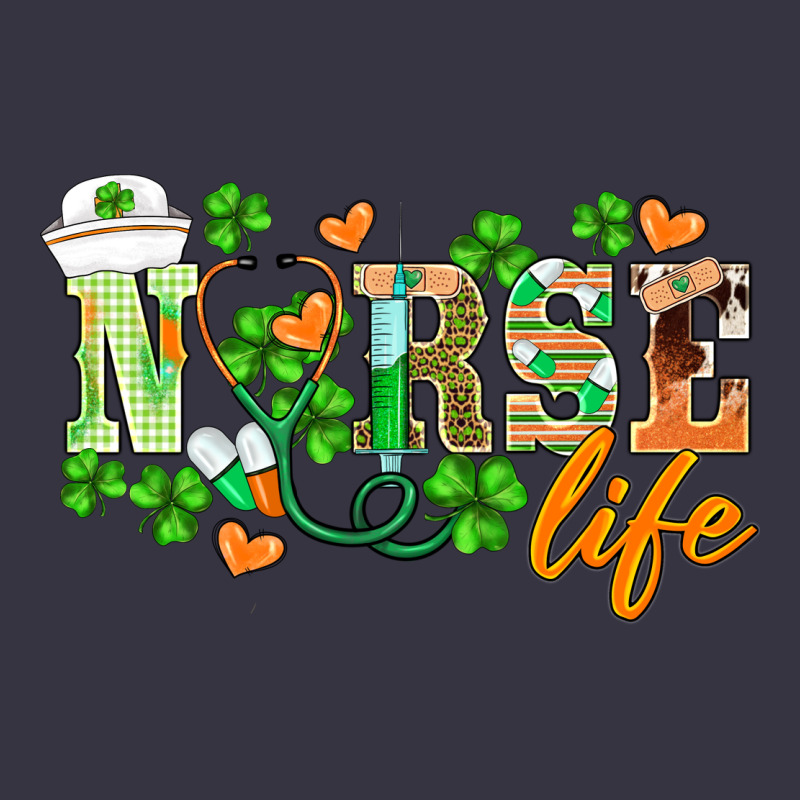 St.patricks Nurse Life Vintage Hoodie by BarkalooDesign | Teevron
