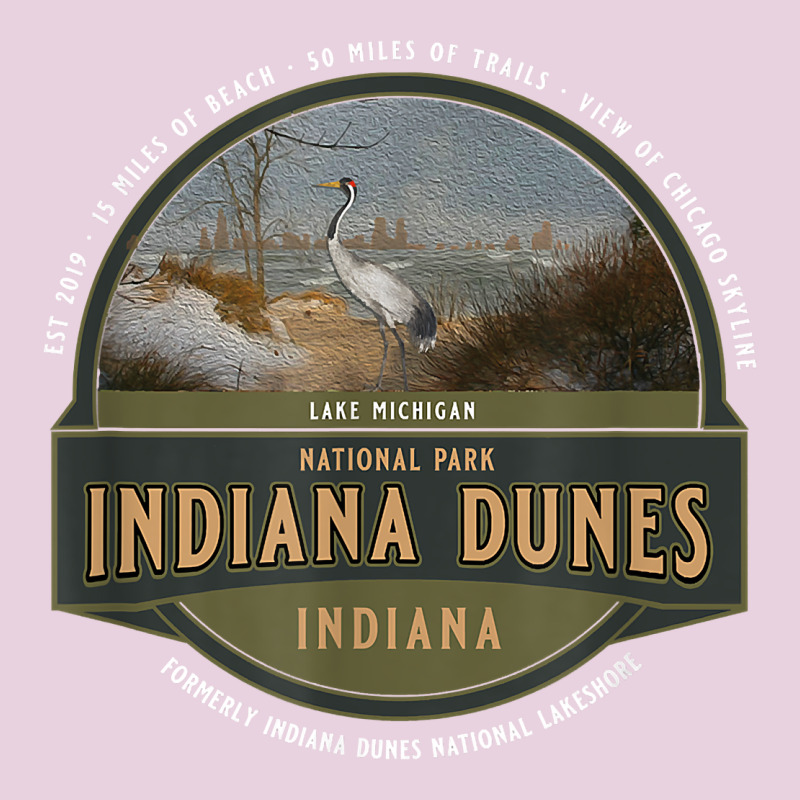 Indiana Dunes National Park Lake Michigan Beach Trails T Shirt Classic Tee by linhVisuals | Teevron
