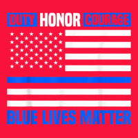 Blue Lives Matter For Police Officer Classic Tee | Teevron