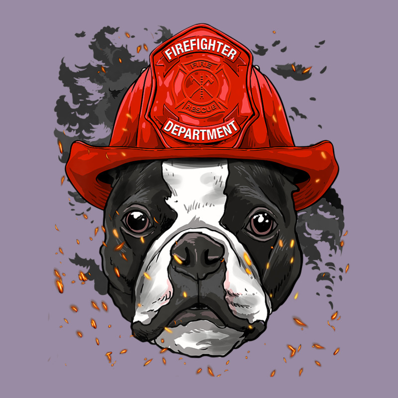Boston Terrier Firefighter Boston Terrier Dog Lover Premium Classic Tee by linhVisuals | Teevron