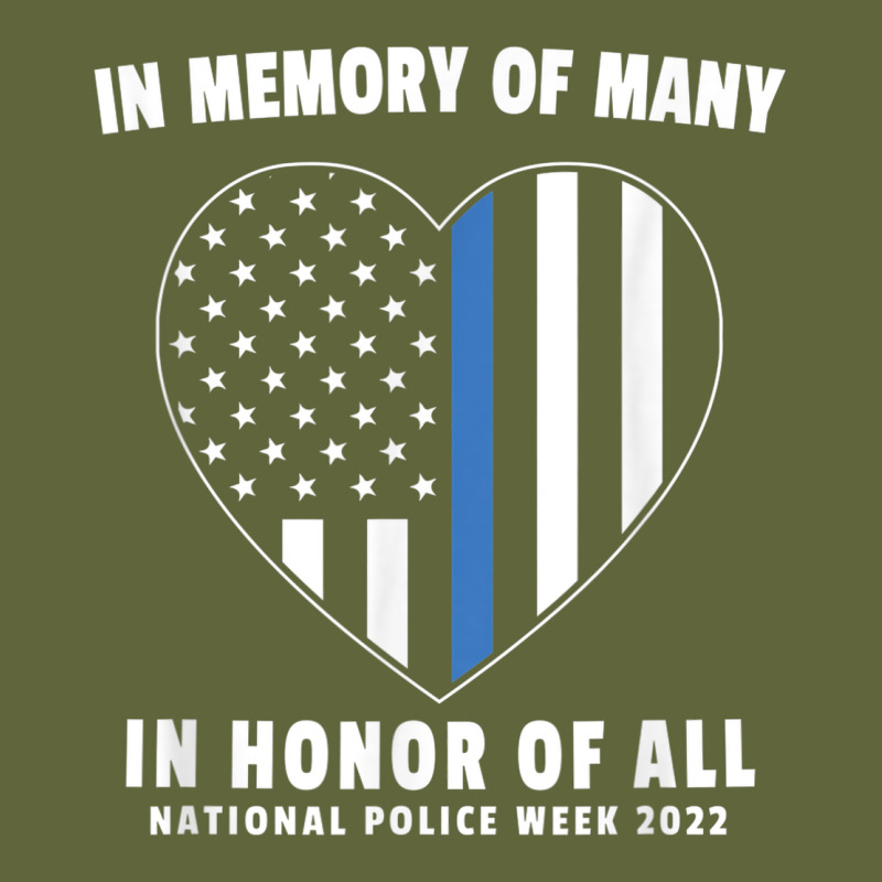 National Police Week Shirt In Memory And Honor Us Flag Classic Tee by linhVisuals | Teevron