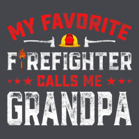 Mens Father's Day My Favorite Firefighter Calls Me Grandpa Premium Classic Tee | Teevron