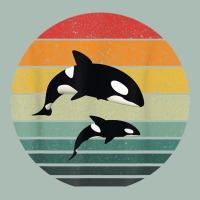 Orca Family Vintage Retro Art, Killer Whale Family Classic Tee | Teevron