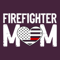 Female Firefighter Mom Thin Red Line Flag Firefighting Premium Classic Tee | Teevron